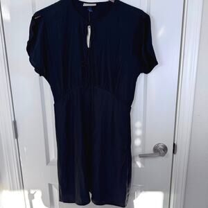 NWT Target Universal Thread Black Dress Peekaboo Front Pockets Lined Women’s M